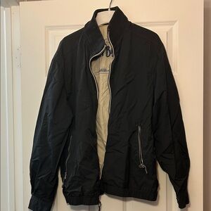 Tommy Bahama Black Windbreaker Jacket